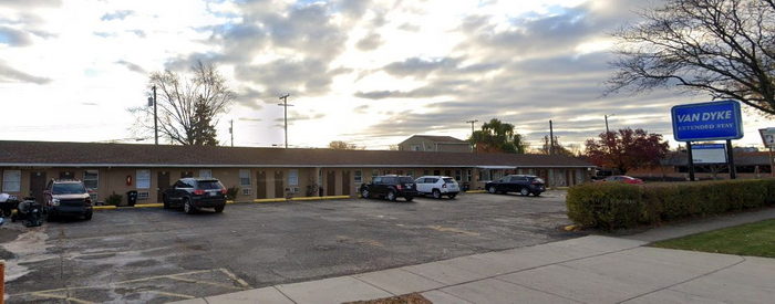 Tech Center Motel (Van Dyke Extended Stay) - 2021 Street View (newer photo)